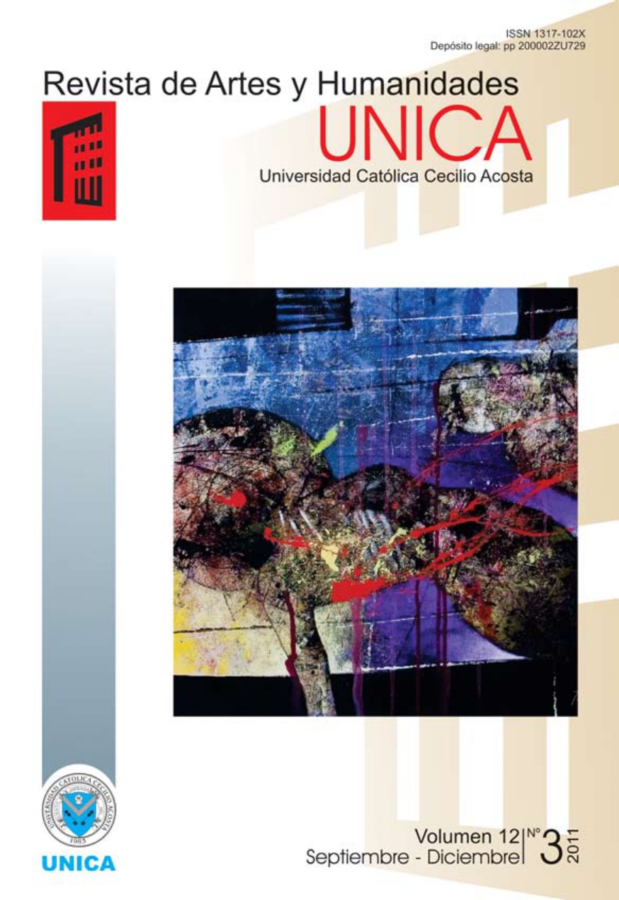 					Ver Vol. 12 Núm. 3 (2011): Revista de Artes y Humanidades UNICA
				