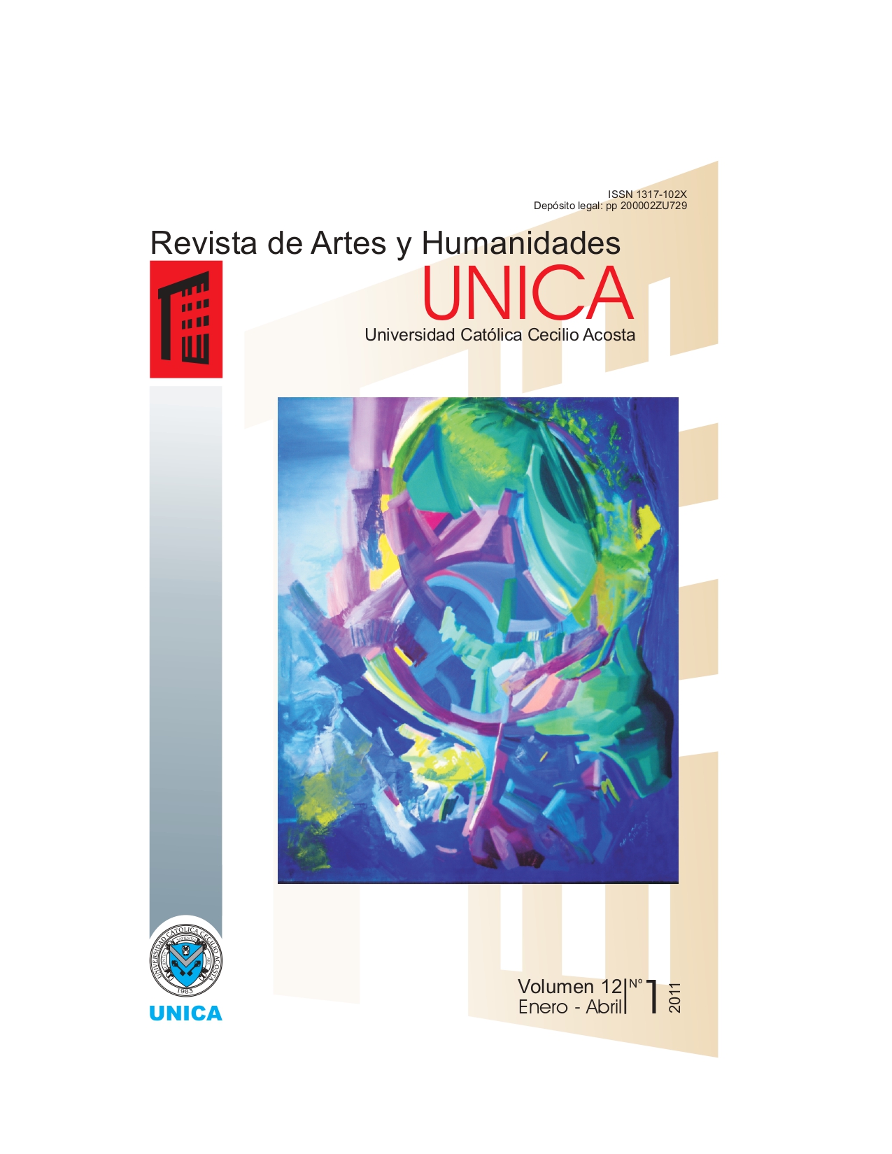 					Ver Vol. 12 Núm. 1 (2011): Revista de Artes y Humanidades UNICA
				