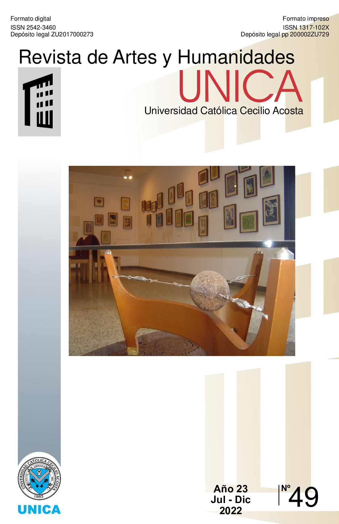 					Ver Vol. 23 Núm. 49 (2022): Revista de Artes y Humanidades UNICA
				