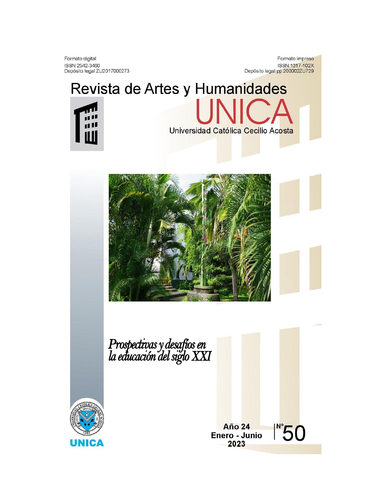 					Ver Vol. 24 Núm. 50 (2023): Revista de Artes y Humanidades UNICA
				