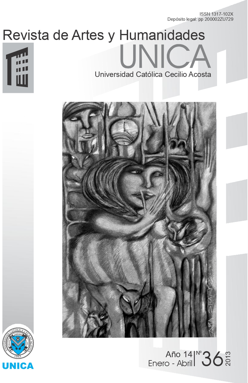 					Ver Vol. 14 Núm. 36 (2013): Revista de Artes y Humanidades UNICA
				