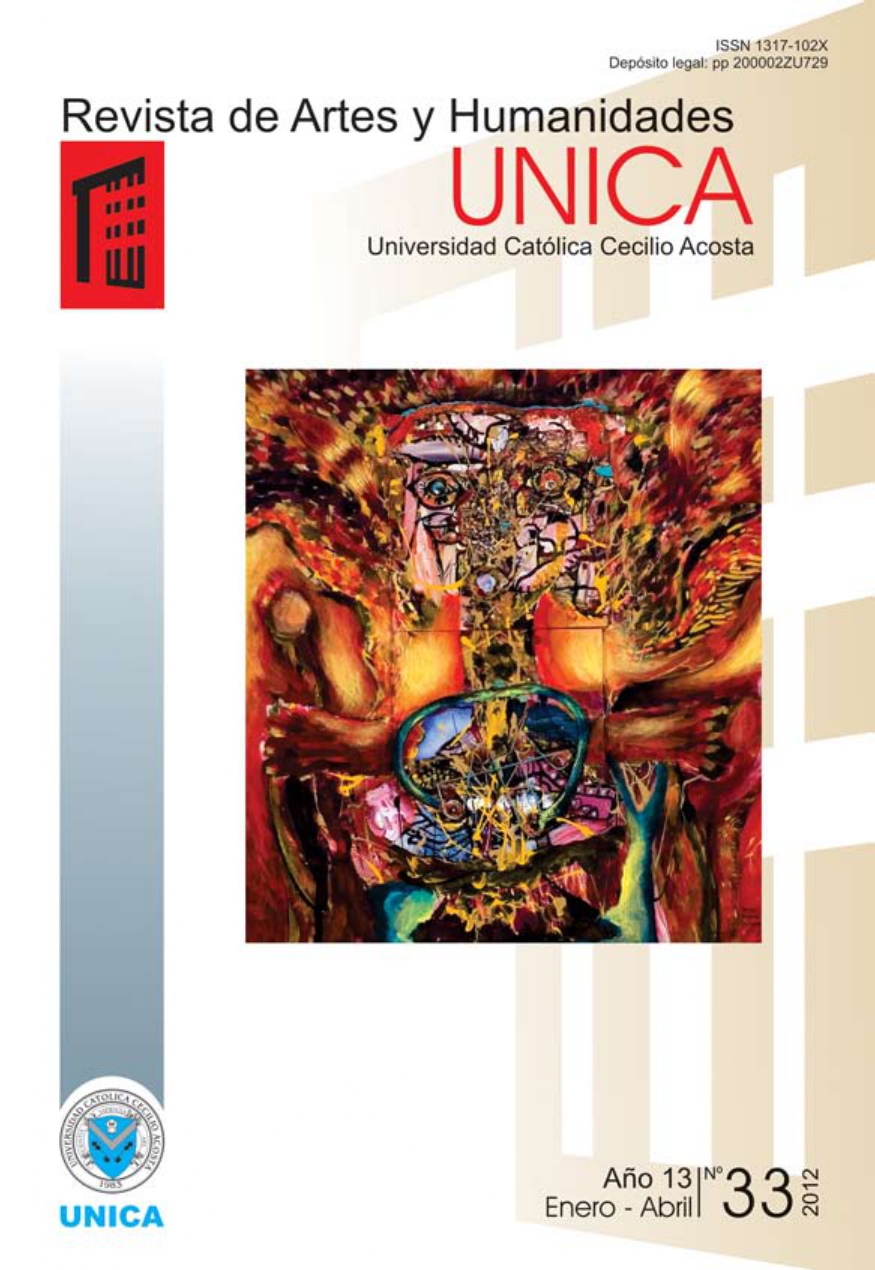 					Ver Vol. 13 Núm. 33 (2012): Revista de Artes y Humanidades UNICA
				